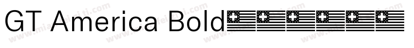 GT America Bold字体转换